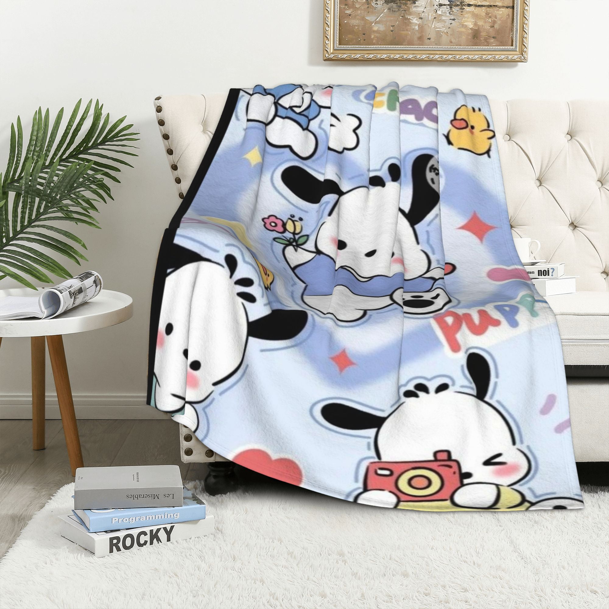 PACHACCO Blanket Soft Throw Blanket Flannel Bed Blankets Soft Lightweight Bedding Living Room Cute Blanket Gift 40x60in Normal Walmart