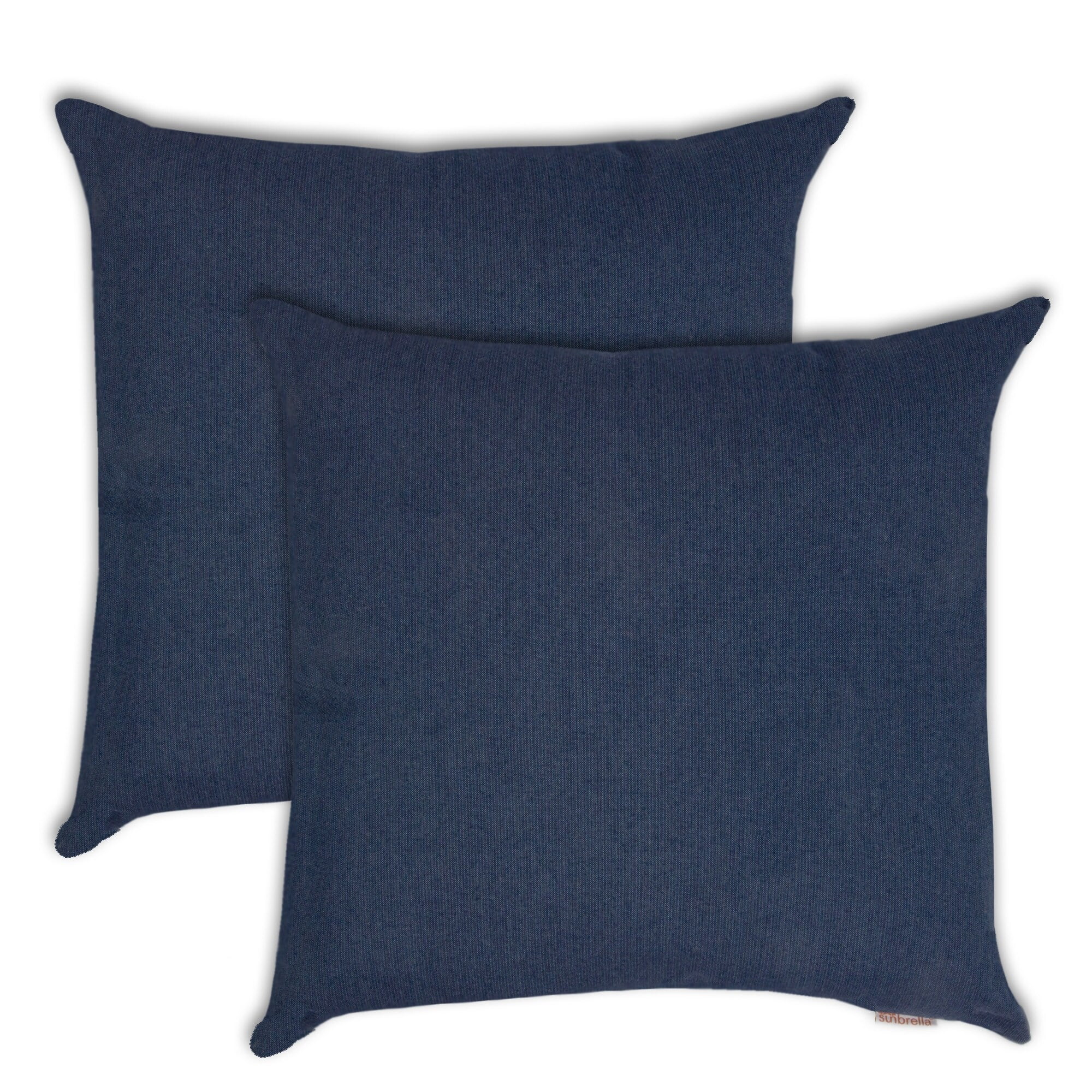 Indigo Blue Square Sunbrella Outdoor/Indoor Pillow Set