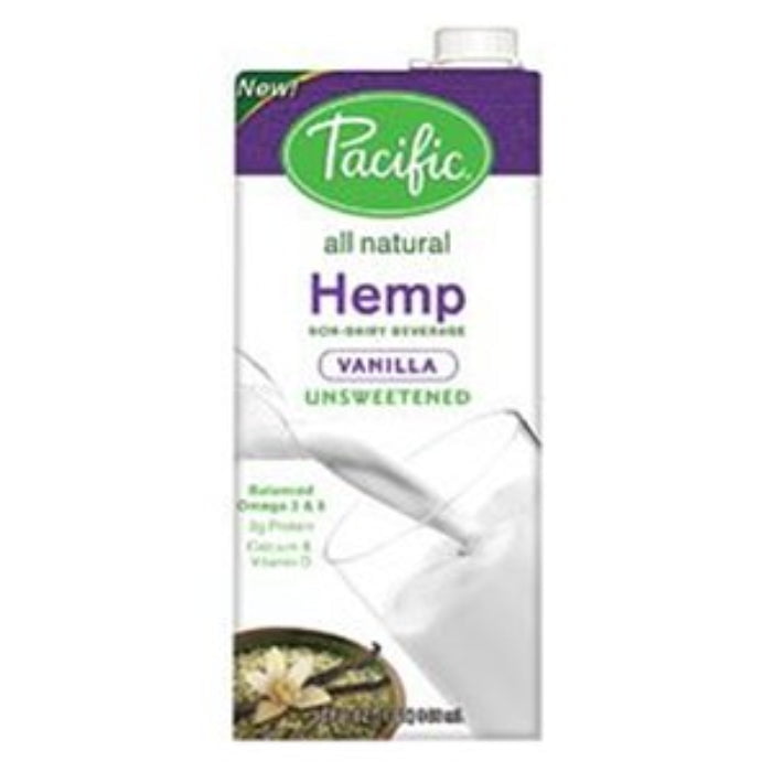 PACIFIC FOODS HEMP MILK UNSWTND VAN 32 FO Pack of 12