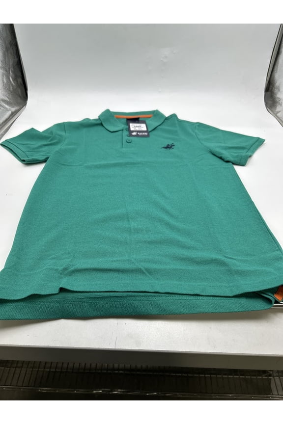 MEN'S SHORT SLEEVE T-SHIRT BUTTONS - SIZE: MEN S - TEAL