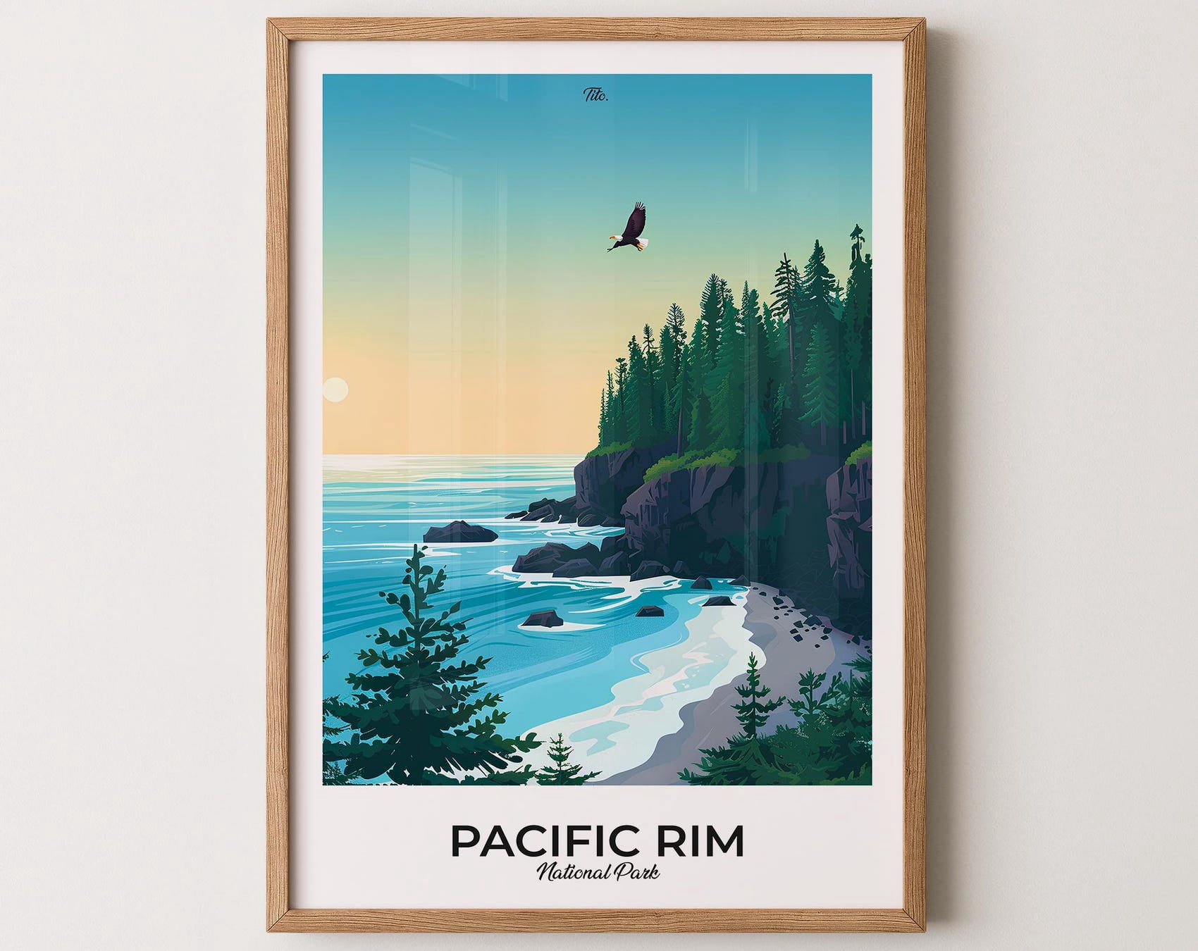 PACIFIC RIM Poster, Pacific Rim Travel Poster, Pacific Rim Art Print ...
