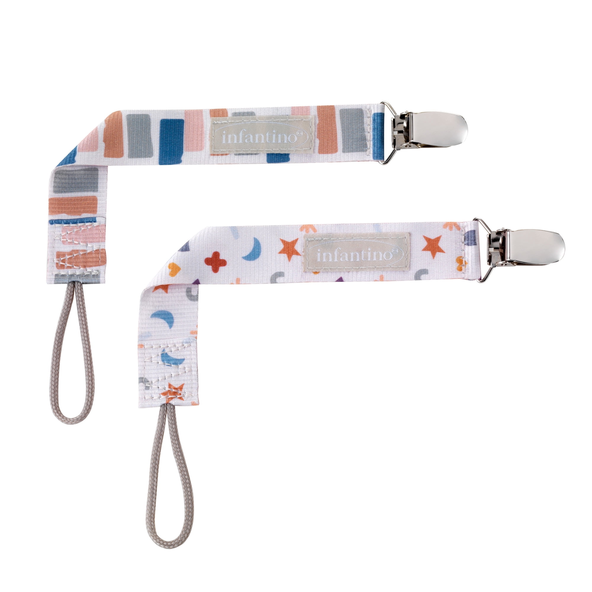 Infantino Pacigrip Universal Pacifier Clips for Infant & Toddler