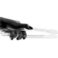 PACK] 12 inch Heavy Duty Clear Serving Tongs Plastic Disposable Salad