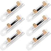 [PACK OF 6] UPGRADED 3392519 Dryer Thermal Fuse Part - Compatible with Whirlpool Maytag Kenmore Dryers - Replaces AP6008325 3388651 694511 80005 WP3392519VP WP3392519 ET401 PS11741460