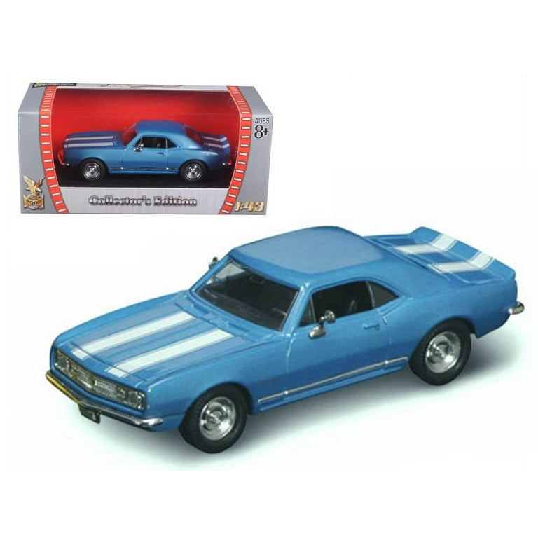 PACK OF 2 1967 Chevrolet Camaro Z 28 Blue 1 43 Diecast Model Car