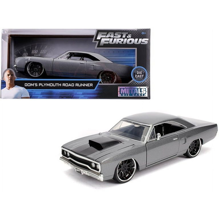 1:24 Fast & Furious Dom's Plymouth Road Runner Grey