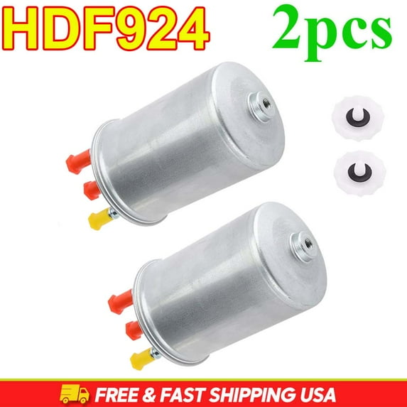 PACK OF 2 For MK3 Diesel Fuel Filter Metal Accessary HDF924E ADG02342