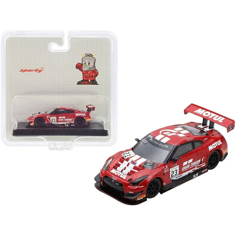 PACK OF 2 - Nissan GT-R Nismo GT3 #23 M. Parry - A. Buncombe - L. Ordones  GT Sport Motul Team RJN 7h 24H Spa (2018) 1/64 Diecast Model Car by Sparky