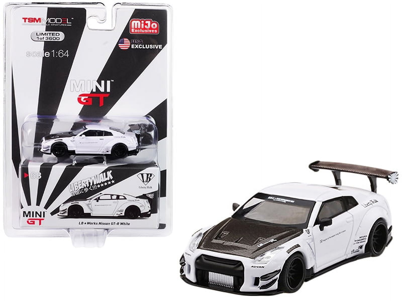 ミニカー MINIGT LIBERTY WALK Nissan GT-RR35White PACK OF 2 -