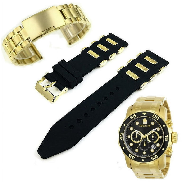 PACK OF 2 Replacement Watch Band For Invicta Pro Diver 48mm 0072