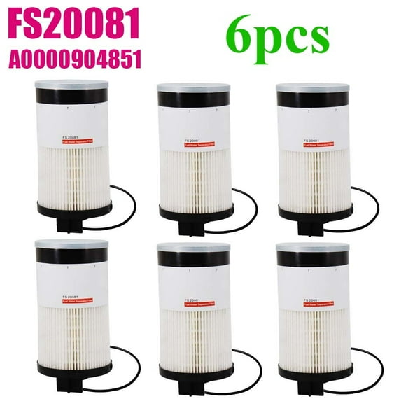 PACK OF 6 FS20081 For Fuel Filter Water Separator NEW