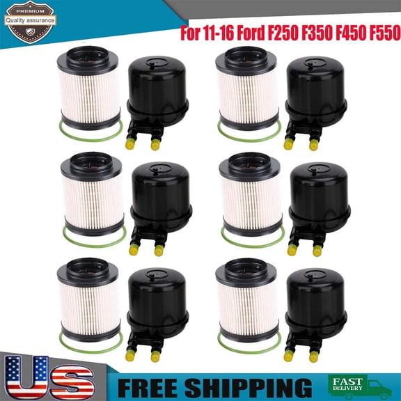 PACK OF 6 For Ford Diesel Fuel Filter FD4615 US STOCK