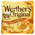 thumbnail image 1 of PACK OF 6 (SIX) CREAMY CARAMEL FILLED HARD CANDIES BY werthers original STORCK, MADE IN GERMANY YOU WILL RECEIVE 6 BAGS OF 2.65 OZ. (75g), 1 of 2