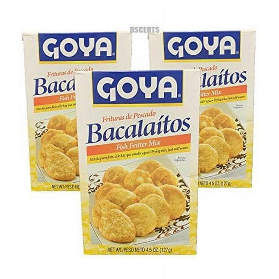 (PACK of 03) Goya Bacalaitos Codfish Fritter Mix 4.5oz