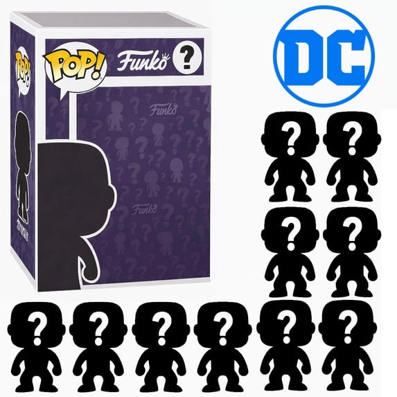 Pack of 10 Surprise Mystery DC Comics Funko Pop! Randomly Selected