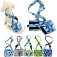 thumbnail image 1 of PACK of 5 Colors WASHABLE Dog Diapers for MALE Boy FLEECE Belly Band Reusable with SUSPENDER size X-Small (waist: 8" - 10"), 1 of 5