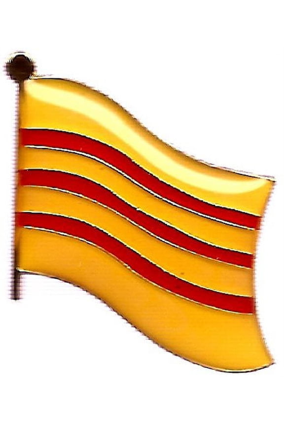 PACK of 50 South Vietnam Flag Lapel Pins, South Vietnamese Pin Badge