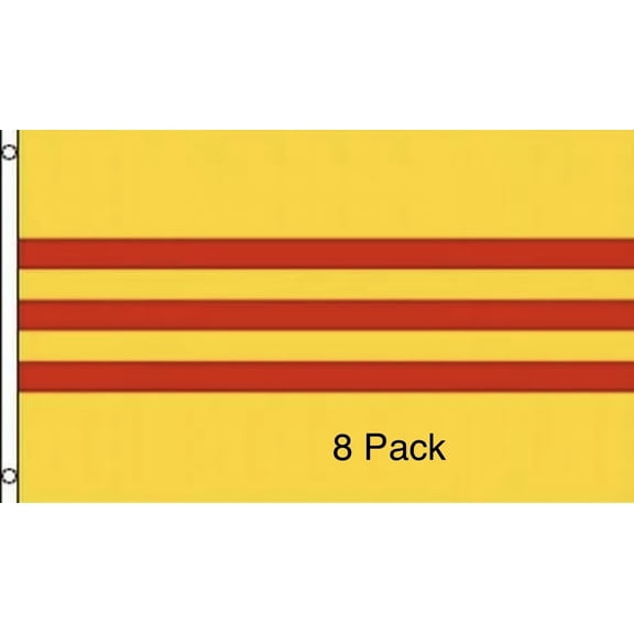 PACK of 8 South Vietnamese Flag 3x5 ft RVN Republic Saigon Vietnam War