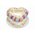 thumbnail image 1 of PACKED PARTY CELEBRATE STREAMERS HEART CAKE, 1 of 1