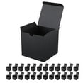 thumbnail image 1 of PACKHOME 25 Small Gift Boxes 4x4x4 inches, Matte Black Gift Boxes Bulks for Light Gifts, 1 of 7