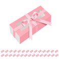 thumbnail image 1 of PACKHOME 30 Pack Macaron Boxes for 4 or 5, Valentine's Day Pink Macaron Packaging Boxes with Window and Ribbon, 4.8×1.9×1.9 inches, 1 of 7