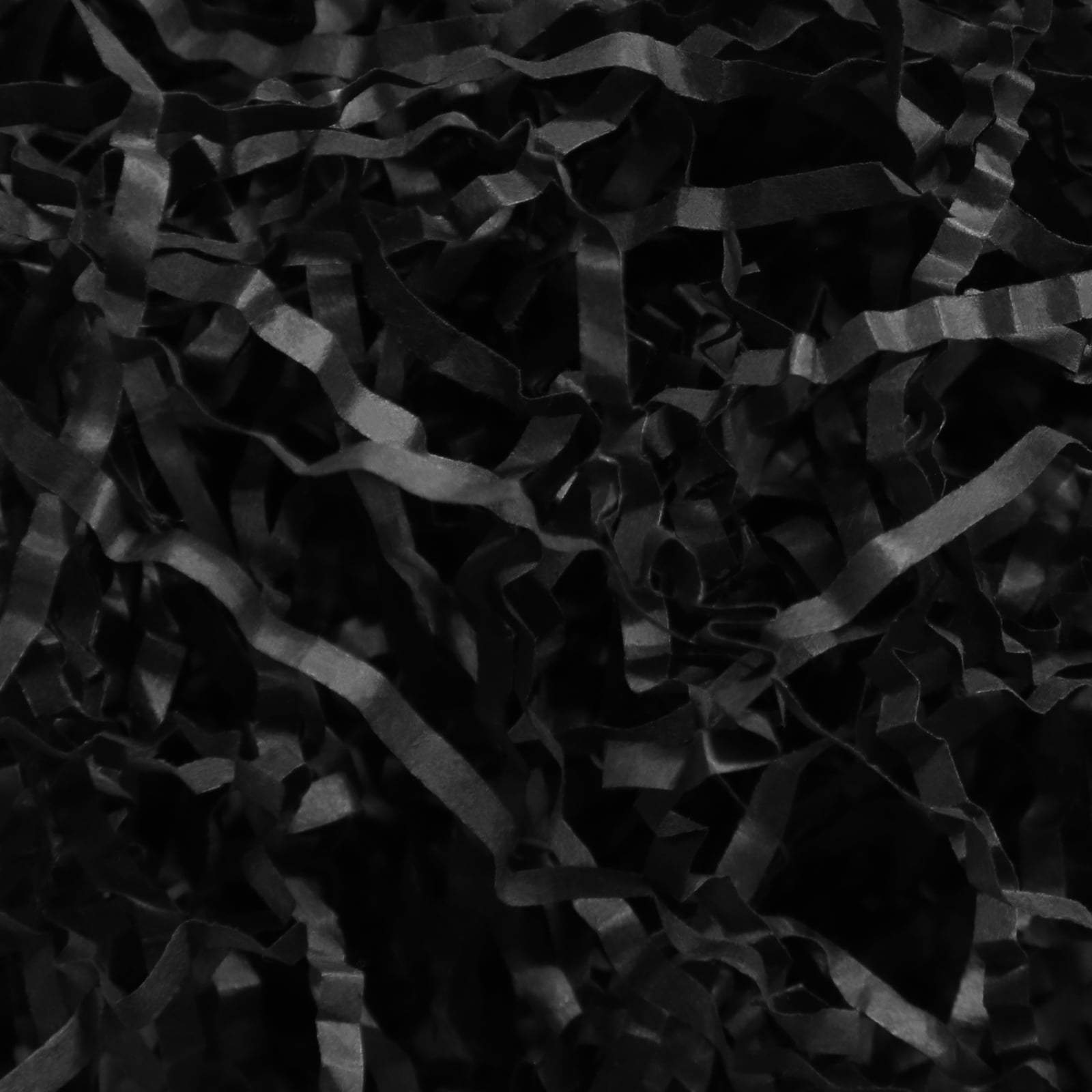 PACKHOME Crinkle Cut Paper Shred Filler for Gift Wrapping, Black