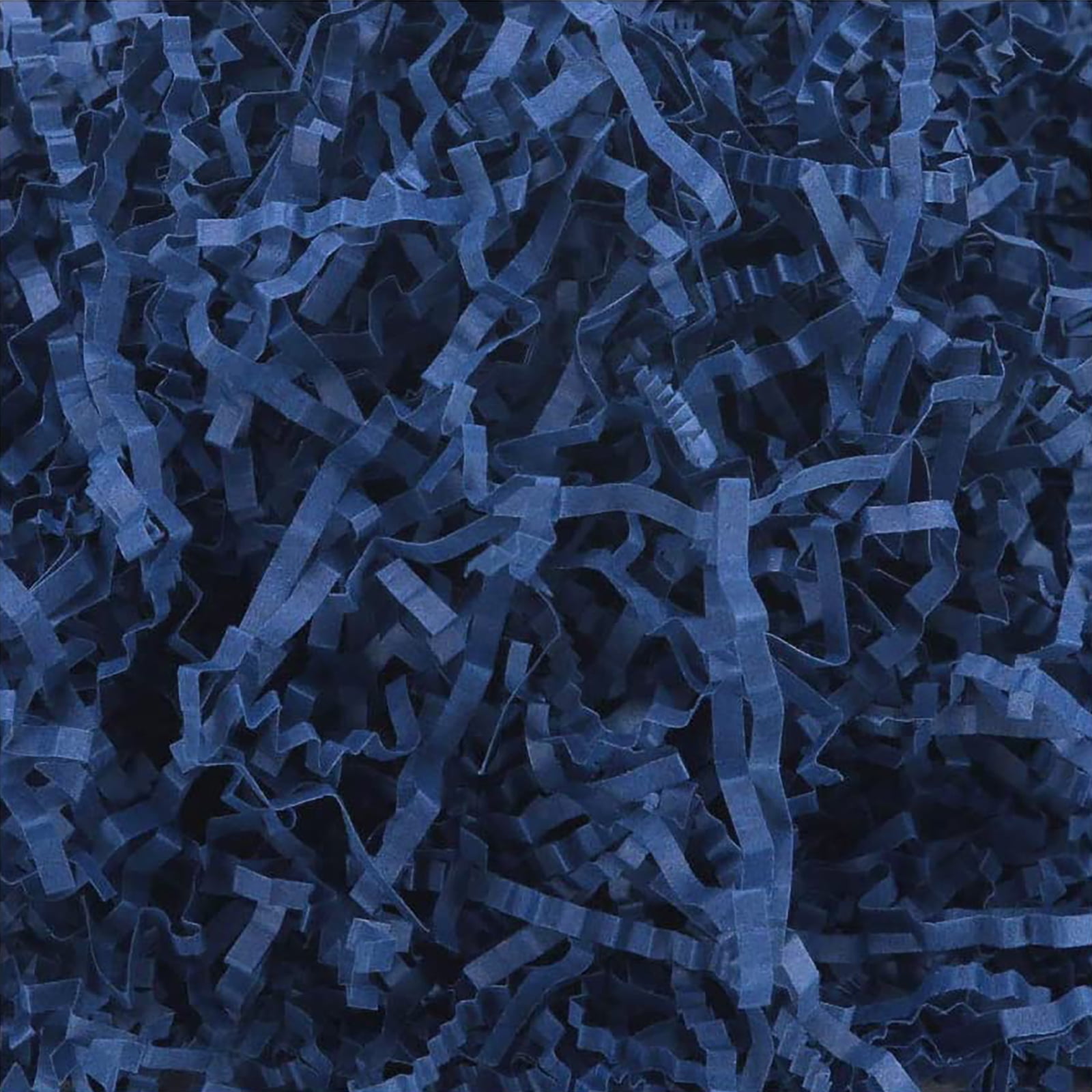 PACKHOME Crinkle Cut Paper Shred Filler for Gift Wrapping, Navy Blue