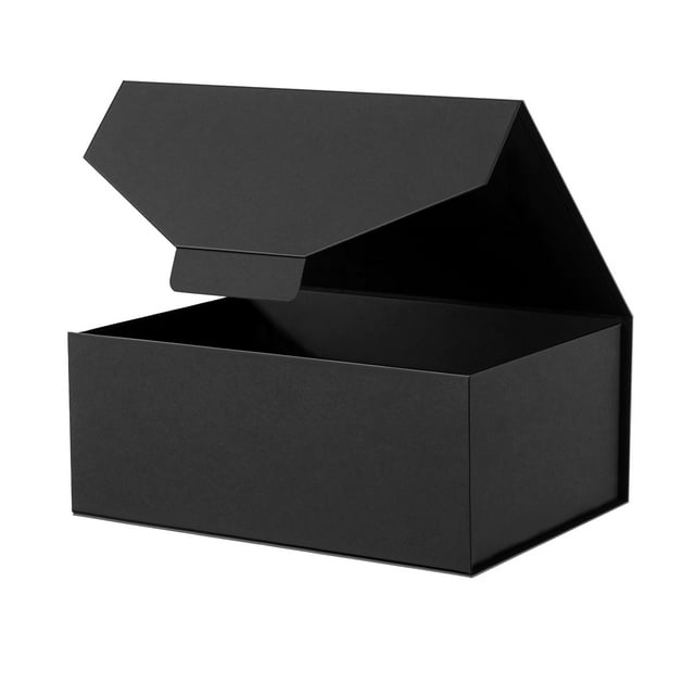 PACKHOME Gift Box, Black Bridesmaid Box with Lid, 9x6.5x3.8 inches(No ...