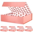 thumbnail image 1 of PACKHOME Valentine's Day 5 Gift Boxes 13.5x10x3.5 inches, Rose Magnetic Gift Boxes for Gift Packaging (Dot Design Inside), 1 of 7