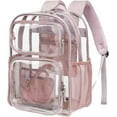 thumbnail image 1 of PACKISM Clear Backpack for School - 17 inch Large Heavy Duty Clear Bookbag, See Through PVC Backpacks (for age 12 above), 1 of 5