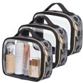 thumbnail image 1 of PACKISM Clear Toiletry Bag, 3 Pack TSA Approved Toiletry Bag Quart Size Bag, Travel Makeup Cosmetic Bag for Women Men, Carry on Airport Airline Compliant Bag, White (for age 12 or above), 1 of 10