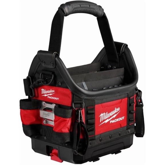 PACKOUT 10" Structured Tote, Heavy Duty Tool Bag with Rigid Base, Waterproof, Modular Storage System