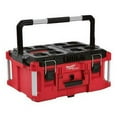 thumbnail image 1 of Milwaukee Tool PACKOUT Large Tool Box, Polymer, Black/Red, 22 in W x 16-1/4 in D x 11 in H, 1 of 4