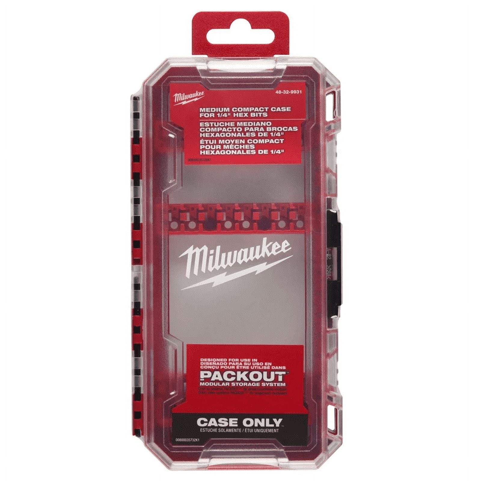 PACKOUT Medium Compact Case Drill Bits Support 1/4“ Hex