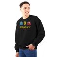 thumbnail image 1 of PACMAN 1980s Vintage Video Game Sweatshirt for Men or Women Brisco Brands S, 1 of 6