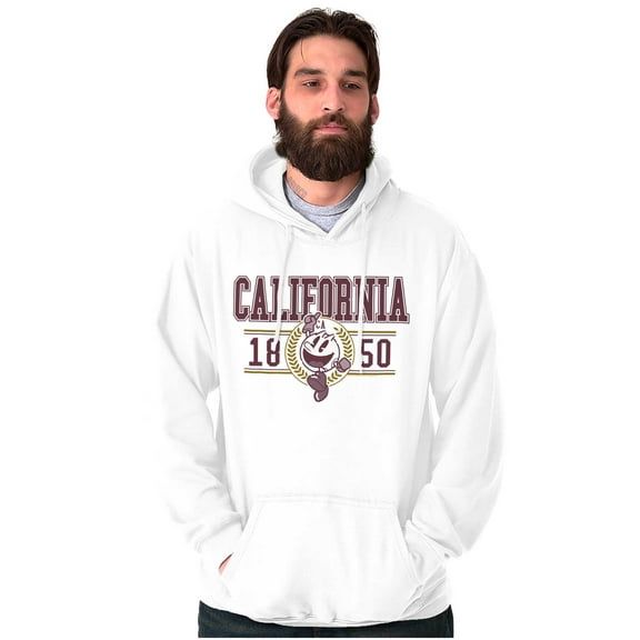 PACMAN Arcade Game California Varsity Hoodie Sweatshirt Women Men Brisco Brands S