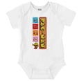 thumbnail image 1 of PACMAN Arcade Game Ghost Friends Romper Boys or Girls Infant Baby Brisco Brands NB, 1 of 6