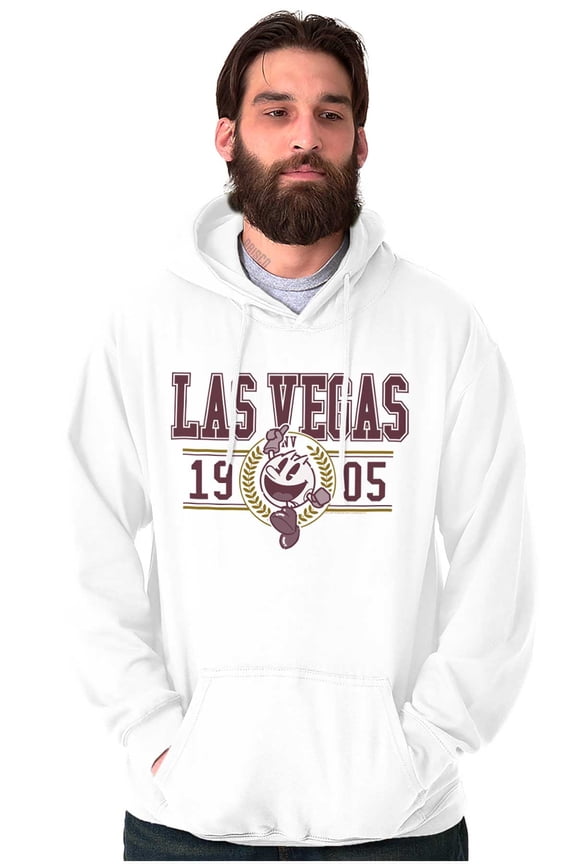 PACMAN Arcade Game Las Vegas Varsity Hoodie Sweatshirt Women Men Brisco Brands X