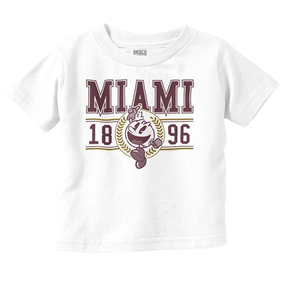 PACMAN Arcade Game Miami Varsity Toddler Boy Girl T Shirt Infant Toddler Brisco Brands 5T