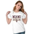 thumbnail image 1 of PACMAN Arcade Game Miami Varsity Women's T Shirt Ladies Tee Brisco Brands S, 1 of 5