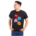thumbnail image 1 of PACMAN Arcade Game Pixelated Ghosts Men's Graphic T Shirt Tees Brisco Brands S, 1 of 6