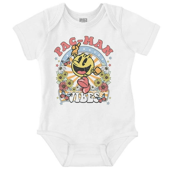 PACMAN Arcade Game Spring Vibes Bodysuit Jumper Girls Infant Baby Brisco Brands NB