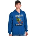 thumbnail image 1 of PACMAN Avoid Responsibility Lazy Zip Up Hoodie Men's Women's Brisco Brands M, 1 of 6