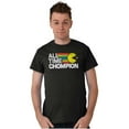 thumbnail image 1 of PACMAN Champion Hungry Foodie Men's Graphic T Shirt Tees Brisco Brands S, 1 of 4