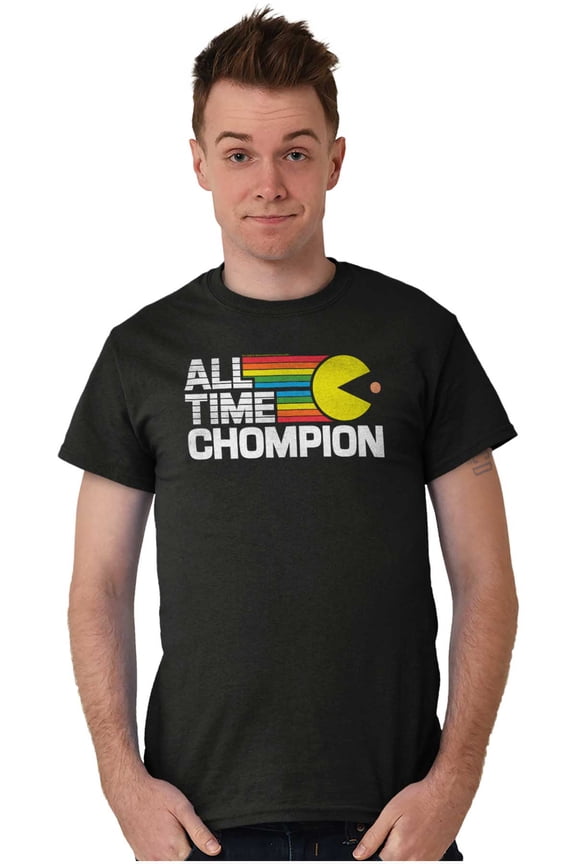 PACMAN Champion Hungry Foodie Men's Graphic T Shirt Tees Brisco Brands S