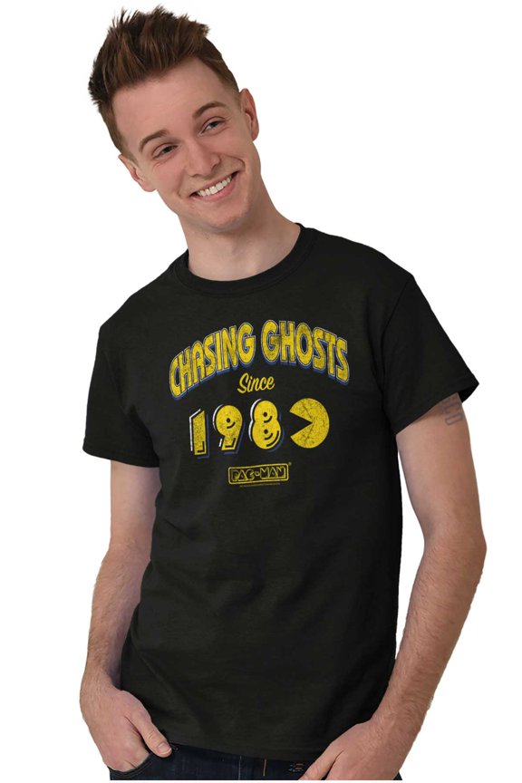 PACMAN Chasing Ghosts Since 1980 Men's Graphic T Shirt Tees Brisco Brands M