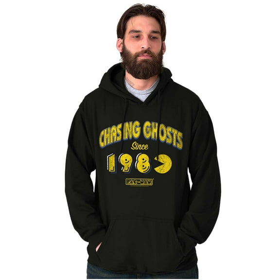PACMAN Chasing Ghosts Since 1980 Unisex Plus Size Hoodie Brisco Brands 2X