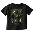 thumbnail image 1 of PACMAN Christmas Maze Video Game Toddler Baby Graphic T Shirt Brisco Brands 12M, 1 of 1
