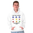 thumbnail image 1 of PACMAN Fruit and Ghosts for Breakfast Hoodie Sweatshirt Women Men Brisco Brands L, 1 of 6