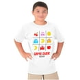 thumbnail image 1 of PACMAN Game Over Tic Tac Toe Ghosts Crewneck T Shirts Boy Girl Teen Brisco Brands S, 1 of 5